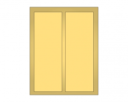 2 Horizontal Panel