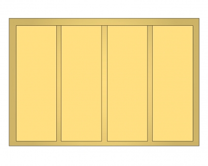 4 Horizontal Panel